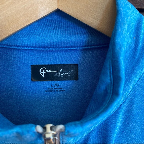 GREG NORMAN WOMEN'S HEATHERED COMFORT STRETCH 1/4 ZIP PULLOVER - Picture 2 of 6